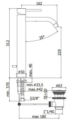Paffoni Light - Wastafelkraan Met Waste, Wit Mat LIG085BO -BadderenMetVoordeel e52336a3da6e79366a0aa2e5