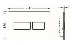 Tece TECEsolid - Bedieningsplaat, Beschermlaag Tegen Vingerafdrukken, Geborsteld Roestvrij Staal 9240434 -BadderenMetVoordeel e9909a4a8a948977352fa585