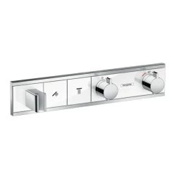 Hansgrohe RainSelect - Afbouwdeel Voor Thermostatische Douchekraan Voor 2 Functies, Wit/chroom 15355400