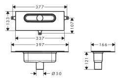 Hansgrohe UBox Universal - Inbouwlichaam Voor Rechte Afvoeren Voor Verticale Installatie 01002180 -BadderenMetVoordeel ef2cf86a97e2f735be22bc80