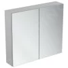 Ideal Standard Mirror&Light - Spiegelkast Met LED Verlichting En Inlegplank, 800x700 Mm, Aluminium T3442AL -BadderenMetVoordeel f1aa6a27c69ecaf77537174f
