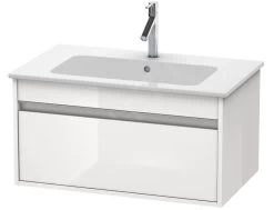 Duravit Ketho - Wastafelonderkast 410x800x475 Mm, 1 Lade, Glanzend Wit KT641902222