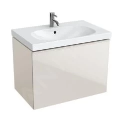 Geberit Acanto - Wastafelonderkast 750 Mm, Zand Grijs 500.611.JL.2
