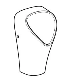 Geberit Urinoirs - Urinoir Narva, Waterloos, KeraTect, Wit 501.657.00.8 -BadderenMetVoordeel f314d7463cab839c219bf3b9