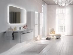 Geberit MyDay - Hoge Kast, 400x1500x275 Mm, 1 Deur, Taupe 824001000 -BadderenMetVoordeel f47e7b9f3224ed7b311c16e9