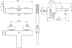 Ideal Standard Conca Tap - Badkraan Met Accessoires, Magnetic Grey BC763A5 6 Ideal Standard Conca Tap - Badkraan Met Accessoires, Magnetic Grey BC763A5 -BadderenMetVoordeel f77d77dcc493892828596906